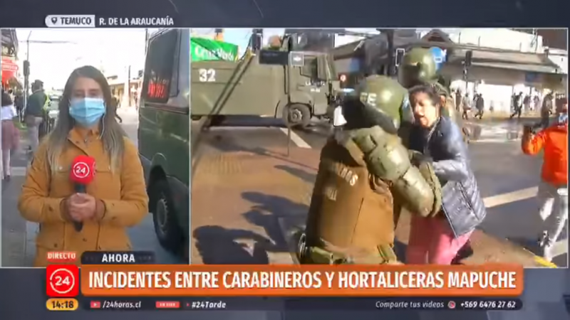 #Cile, Temuco, forze speciali contro la popolazione